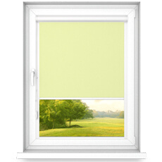 Rollo in einer PVC Kassette, Schraubmontage