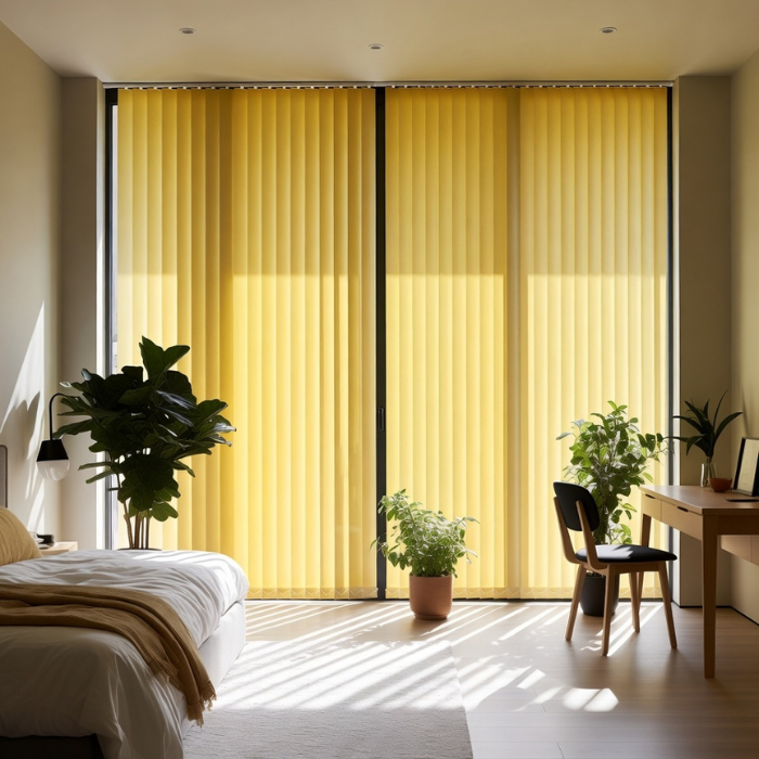 Żaluzje Vertical z Personalizacją Koloru i Tkaniny