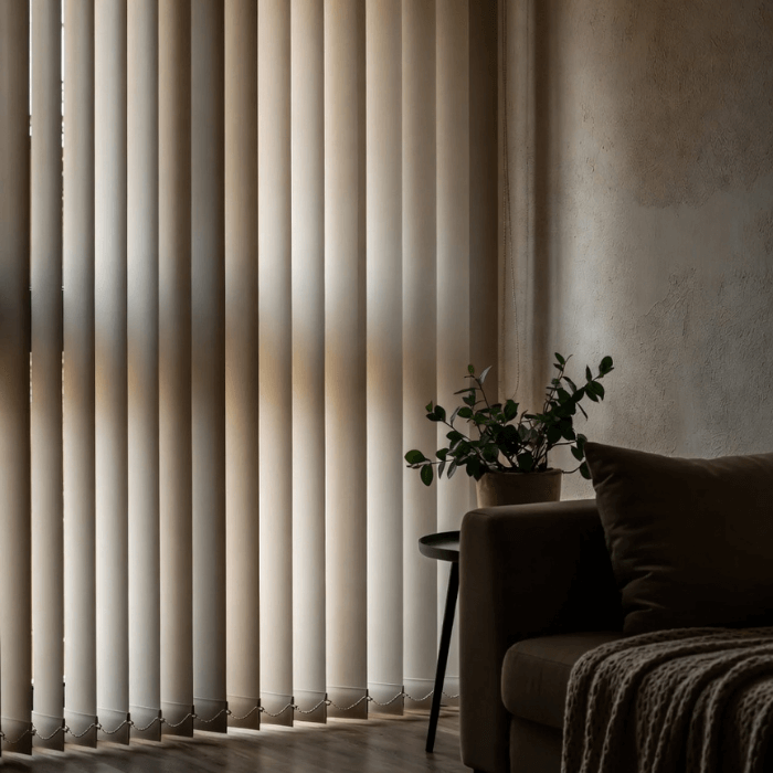 Vertikale do salonu – nowoczesny design