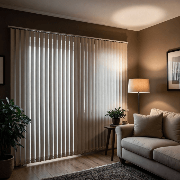Żaluzje Vertikal-  design spotyka funkcję 
