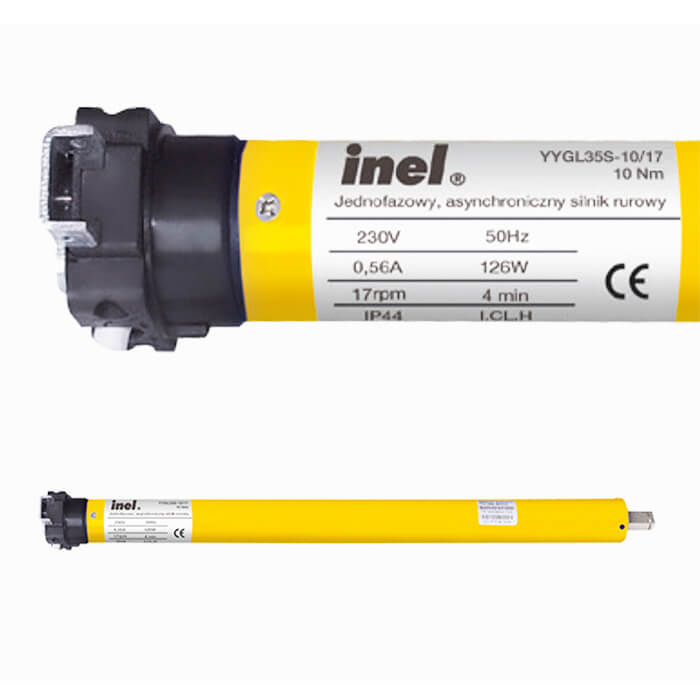Silnik INEL fi40 10Nm N-10 do rolet zewnętrznych kablowy