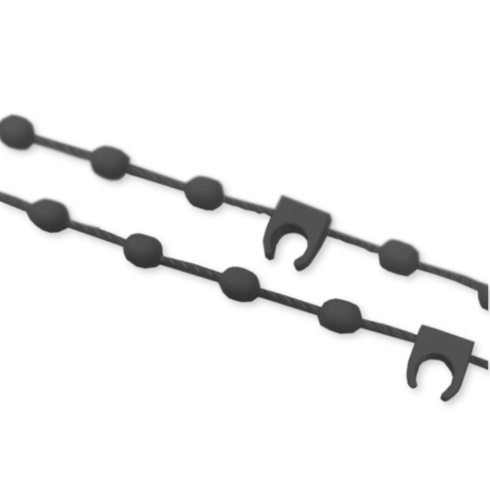 Untere Verbindungskette für Lamellenvorhänge VERTICAL 89 mm, schwarz