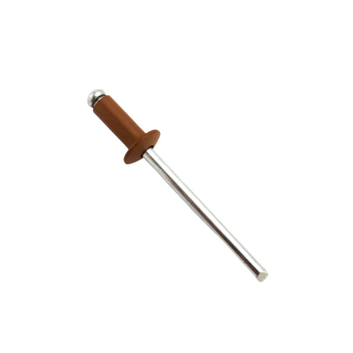 Blindniete 4 x 10 Goldeiche RAL8003, 10 Stück
