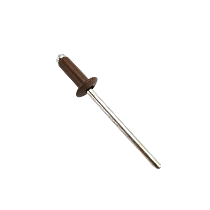 Blindniete 4 x 10 braun RAL8017, 10 Stück
